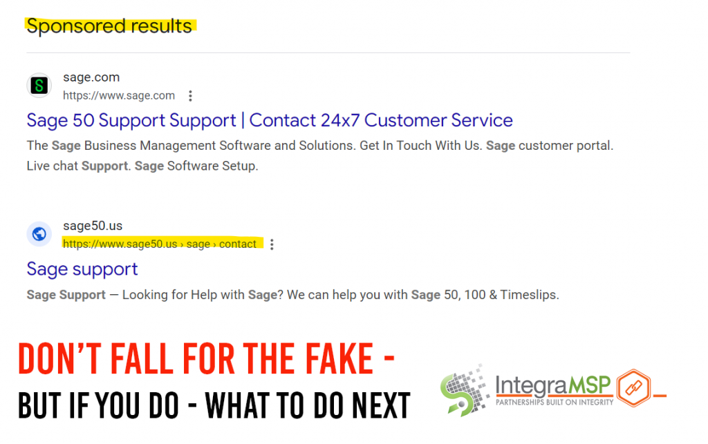 Sponsored Doesn't Mean Legit