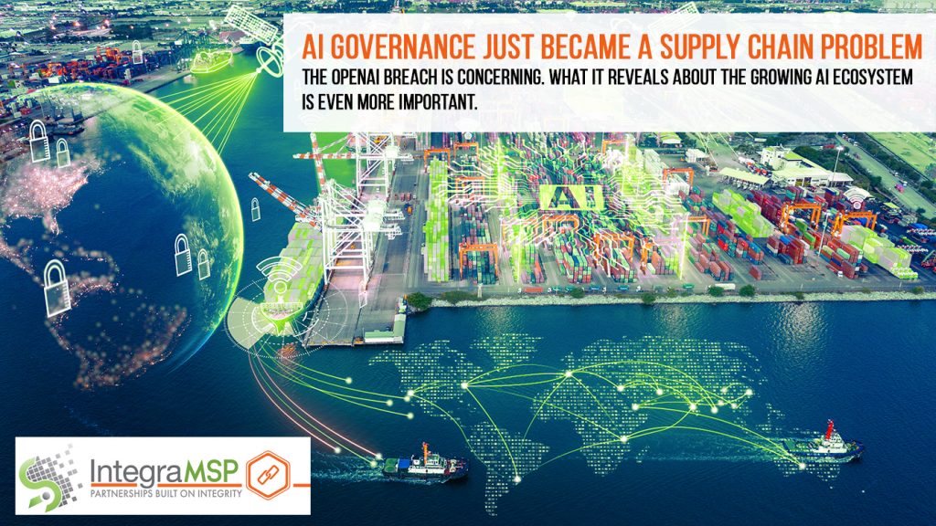 AI Governance Just Became a Supply Chain Problem