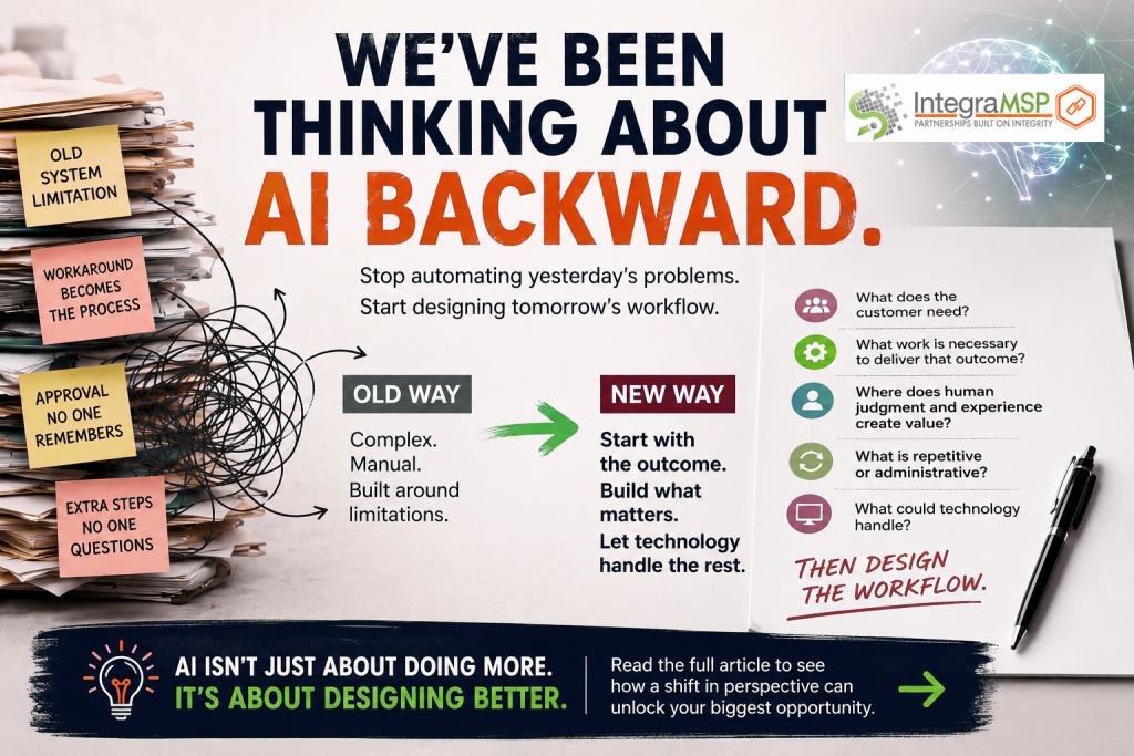 We’ve Been Thinking About AI Backward