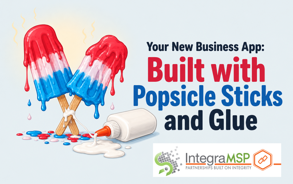 Your New Business App: Built with Popsicle Sticks and Glue