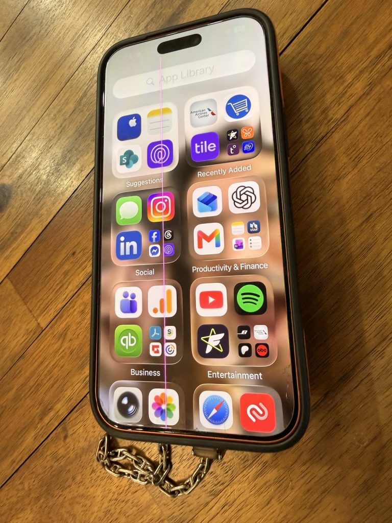 Pink Line on iPhone Screen? Why I Finally Stopped Ignoring Mine